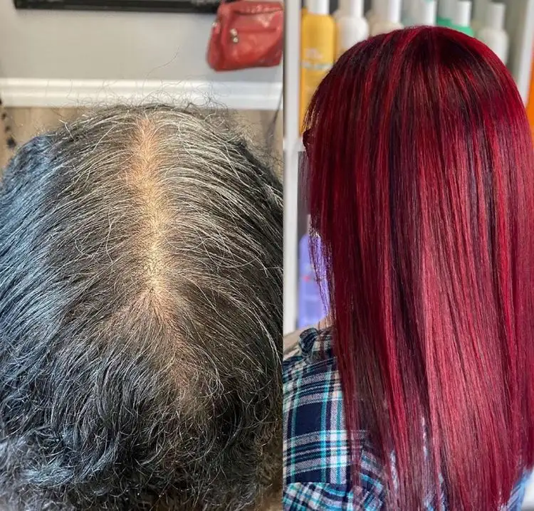 regelmäßig die haarfarbe pflegen