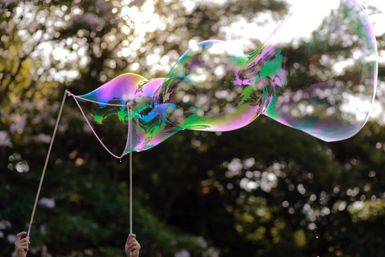 riesen seifenblasen für einschulung gartenparty