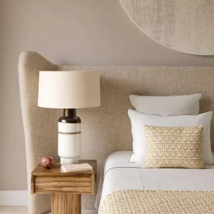 Schlafzimmer beruhigende Fandfarben Capuccino