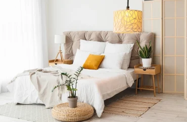 Schlafzimmer in Neutralfarben mit natürlichen Textilien gestalten