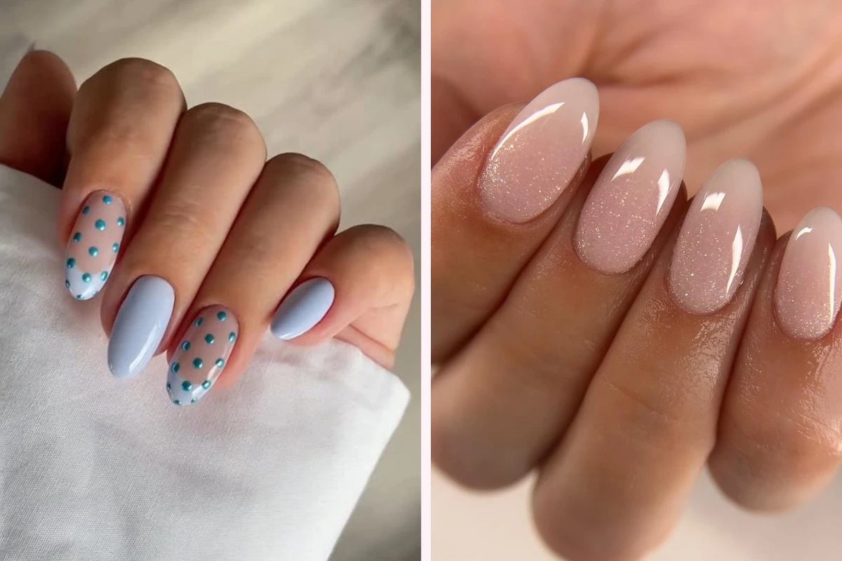 schlichte, elegante gelnägel