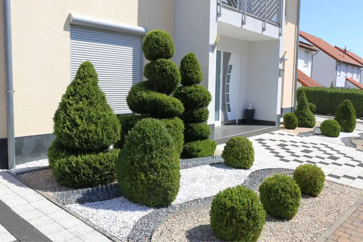 schöne vorgärten mit kies bilder und ideen für moderne vorgartengestaltung!