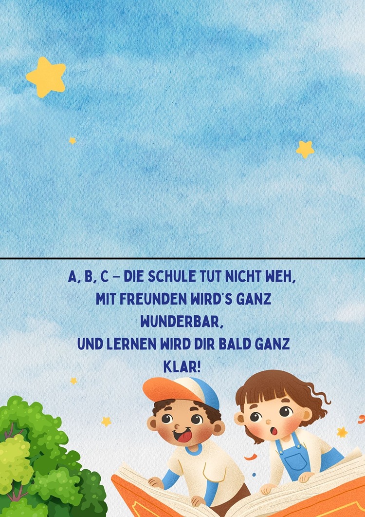 schulanfang glückwünsche zur einschulung zum ausdrucken