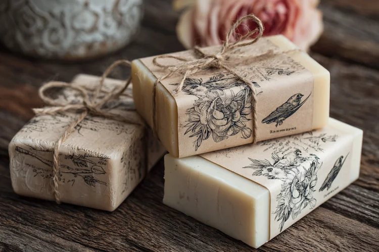 Seifen nachhaltig verpacken und etikettieren