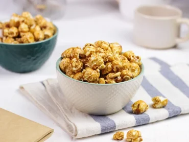 Snacks für Kinoabende - süßes Popcorn aus dem Thermomix