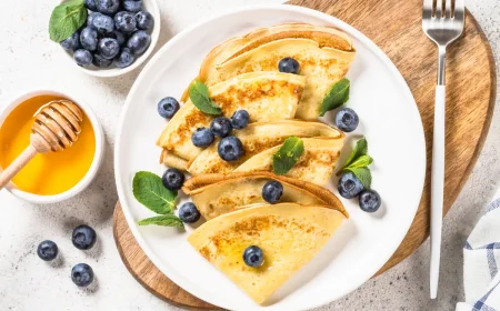 vegane Crepes zubereiten leckeres Rezept ohne Eier