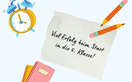 viel erfolg beim start in 5 klasse