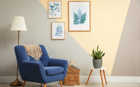 Wände modern streichen - Beispiele für einfarbige und mehrfarbige Gestaltung