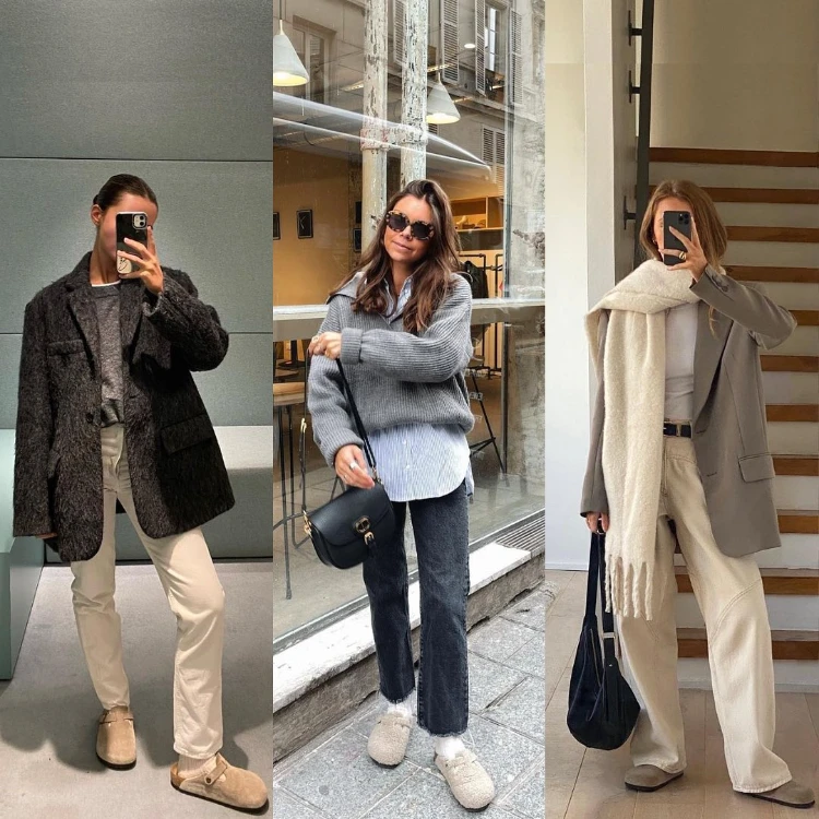 warm und stylish outfits im herbst und winter mit birkenstock boston