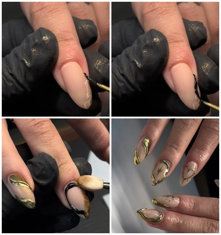 wie funktioniert nagelpulver schritt für schritt