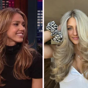 90er jahre stufen für langes haar