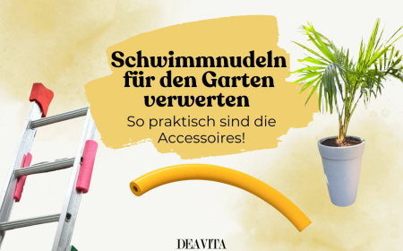 Alte Schwimmnudeln verwerten - Nützliche Hacks für den Garten