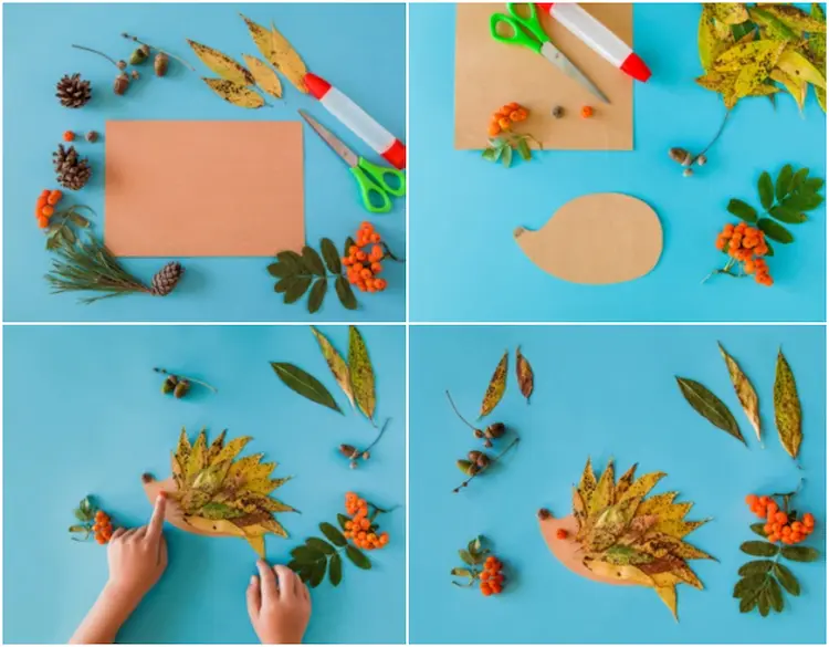 basteln mit kindern im september