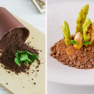 desserts mit schokoladenboden