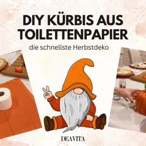 diy kürbis aus toilettenpapier die schnellste herbstdeko
