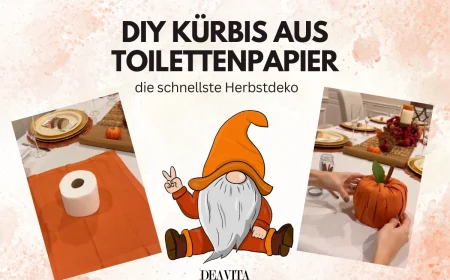 diy kürbis aus toilettenpapier die schnellste herbstdeko