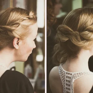 einfache flechtfrisur für feine haare