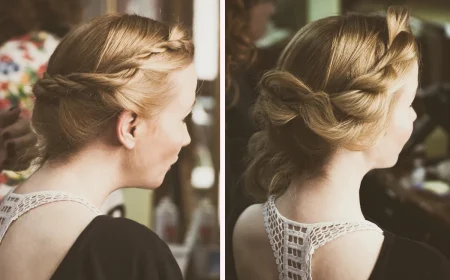 einfache flechtfrisur für feine haare