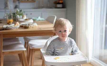 essensreste nach der mahlzeit – hochstuhl als reinigungs hotspot im familienalltag