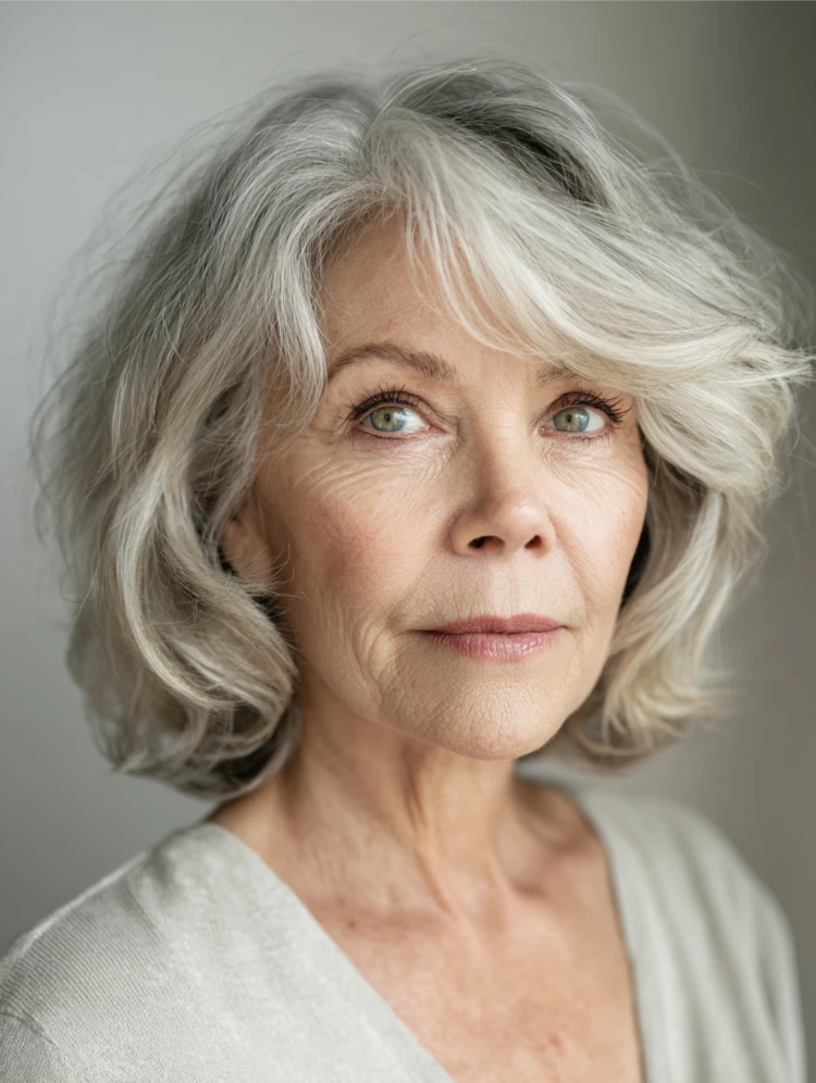 frisuren ab 70 die 25 schönsten mittellangen schnitte welliger, schulterlanger bob (wob)