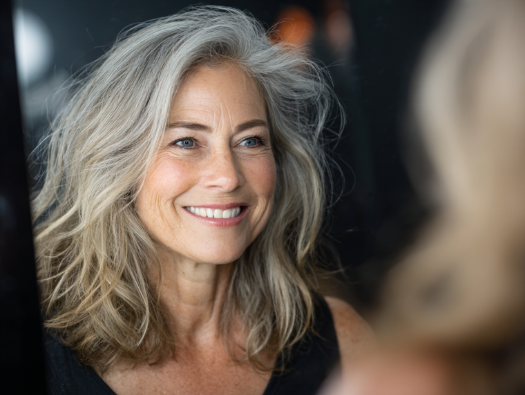 frisuren ab 70 mitellang