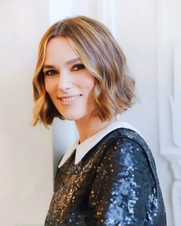 gewellter keira knightley bob haarschnitt