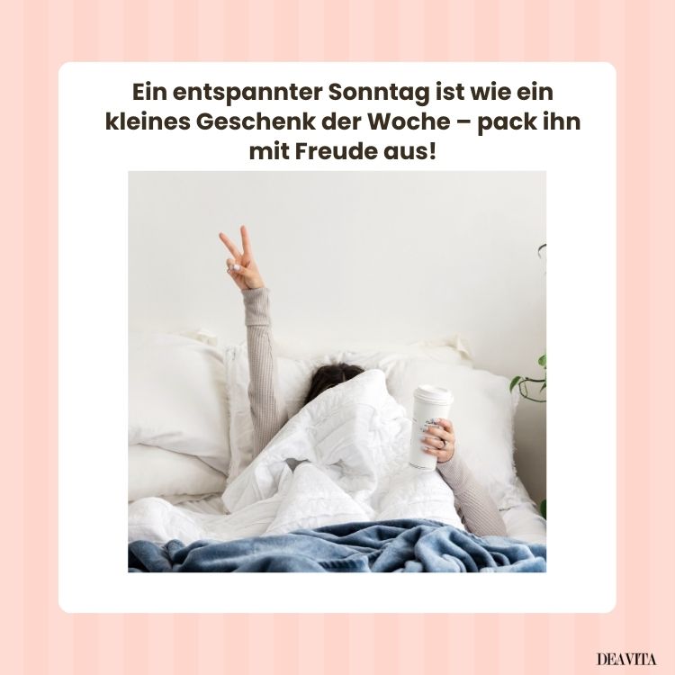 guten morgen ein entspannter sonntag