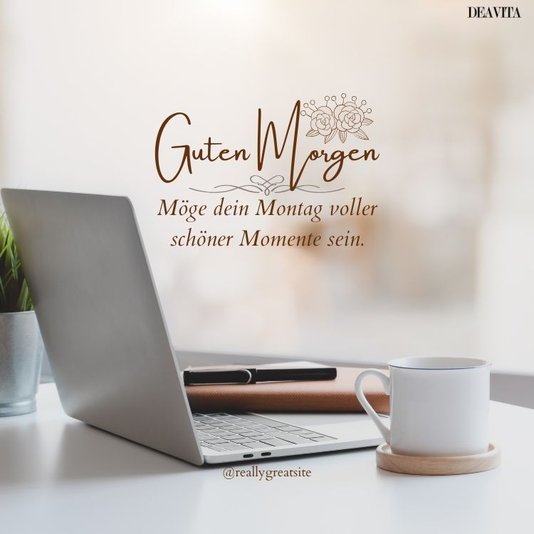 guten morgen montag kaffee bilder kostenlos mit sprüchen