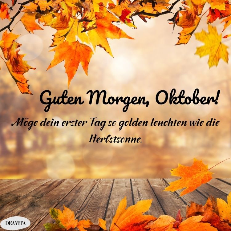 guten morgen oktober whatsapp bilder zum teilen