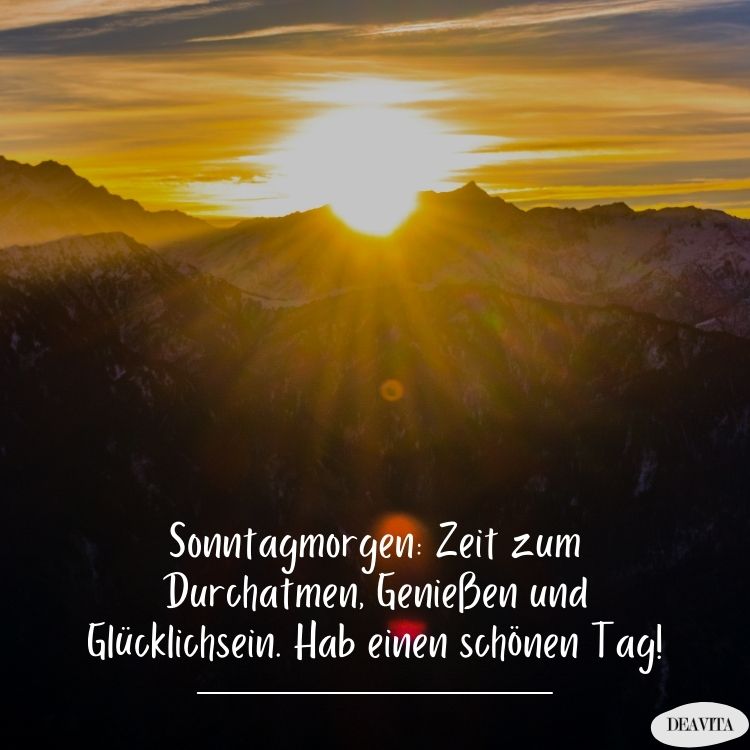 guten morgen sonntag bilder