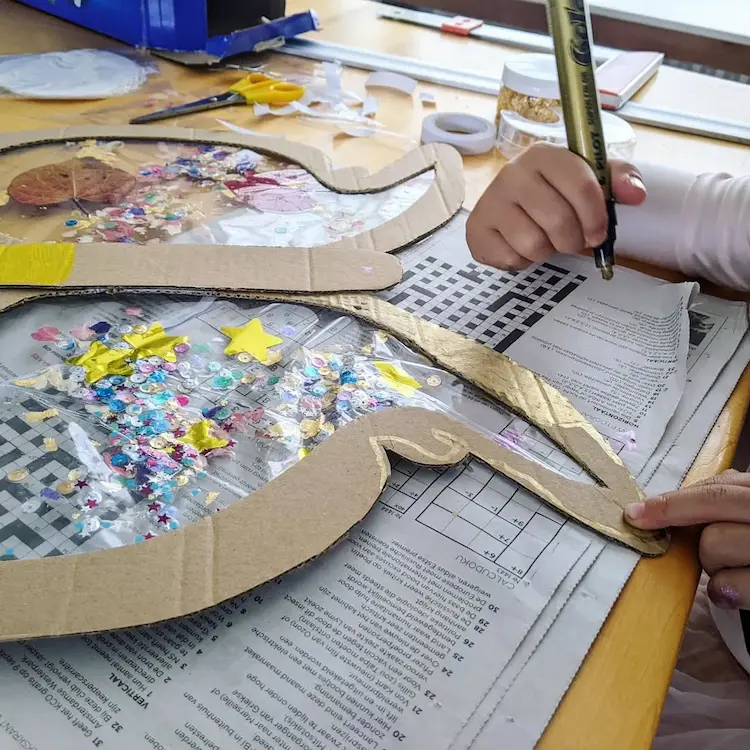 Herbst basteln Feeflügel selber machen