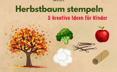 herbstbaum stempeln 5 kreative ideen für kinder