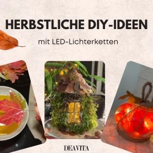 herbstliche diy ideen mit led lichterketten