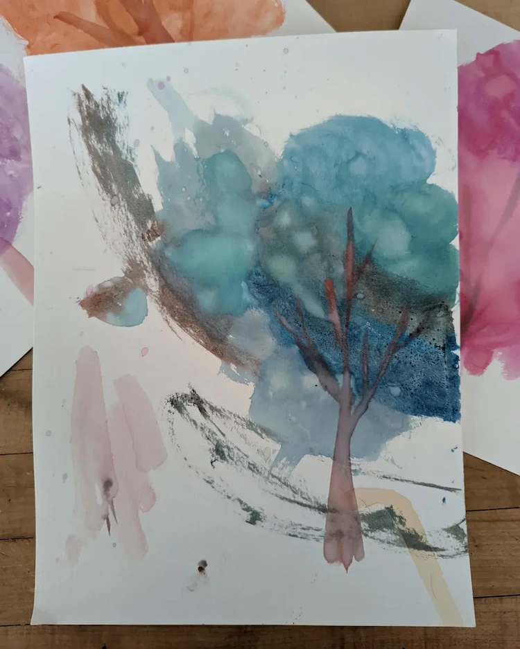 Herbstliche Malprojekte - Kunst für Kinder in der Grundschule