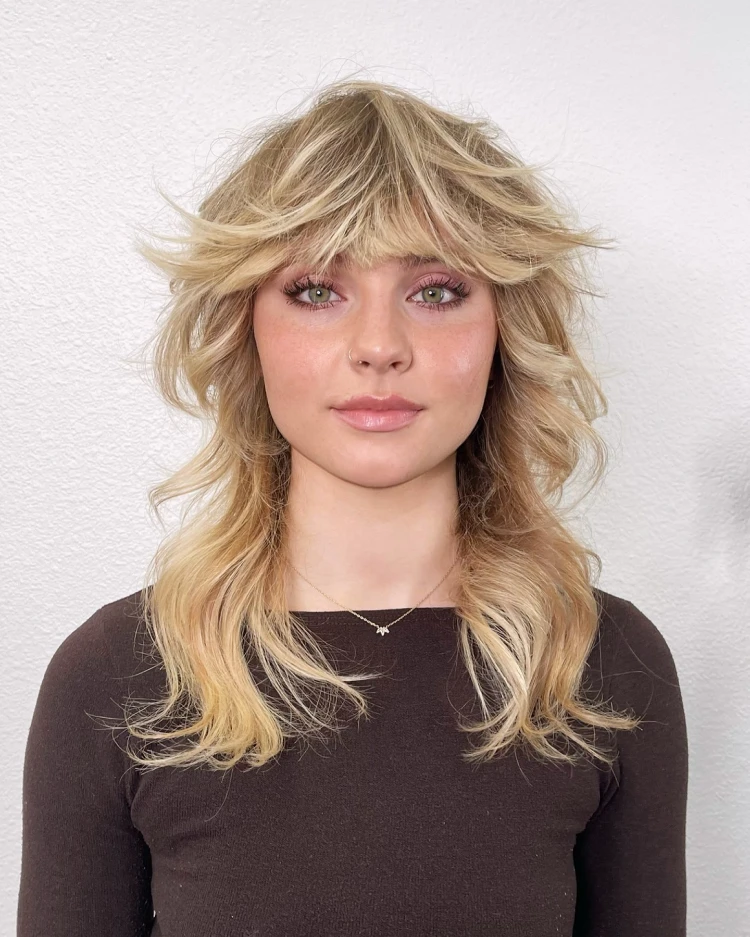 italienische trendfrisuren – shag cut mit schichten