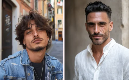 italienischen männerfrisuren 2025