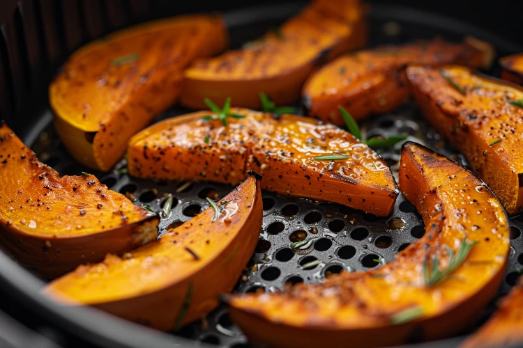 kürbis aus dem heißluftfritteuse