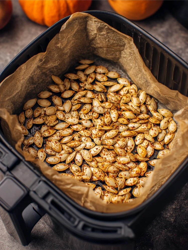 kürbiskerne im airfryer rösten