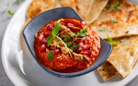 Leckerer Muhammara Dip selber machen schnell und einfach Rezept