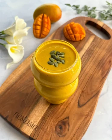 Mango und Apfel Smoothie selber machen Rezept