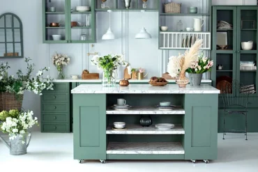 Mobile Insel für die Küche als Alternative wählen