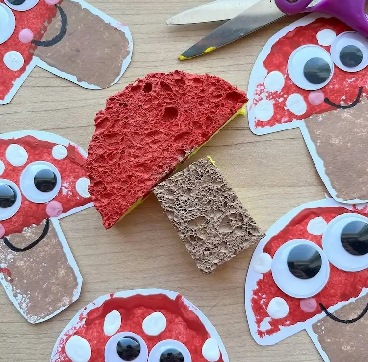 Pilz Stempel selber machen Anleitung