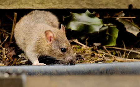 ratten unter dem gartenhaus