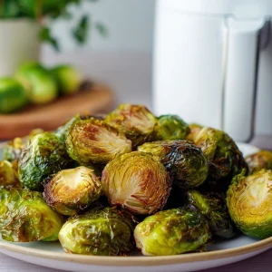 rosenkohl vor einem airfryer