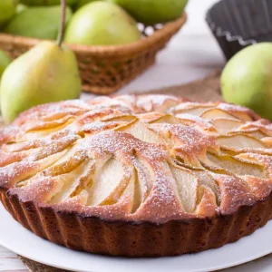 Saftiger Birnenkuchen nach italienischer Art