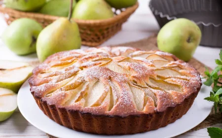 Saftiger Birnenkuchen nach italienischer Art