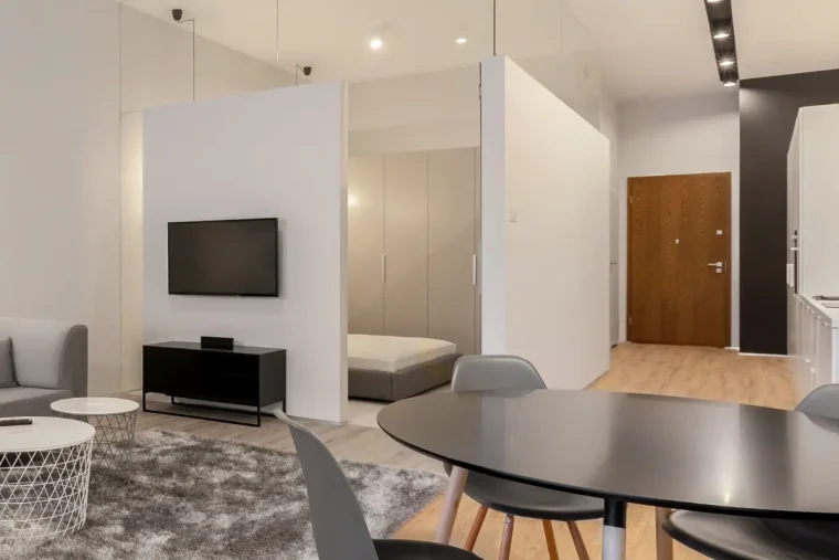 schlafzimmer stilvoll abgetrennt