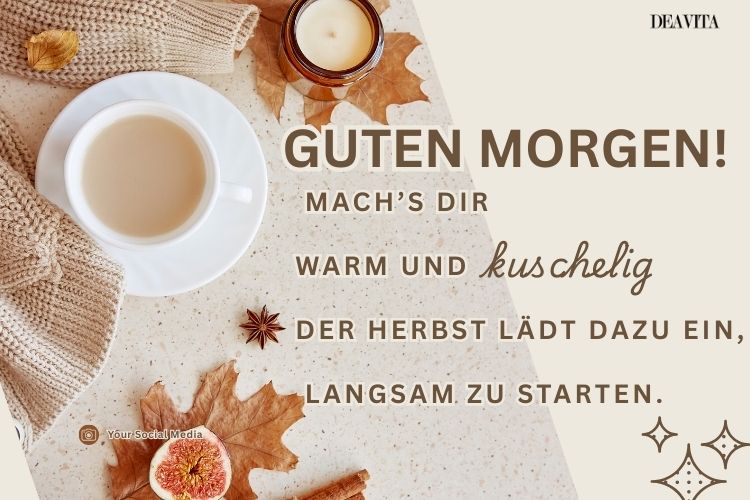 Schönen Herbsttag wünschen an Freunding