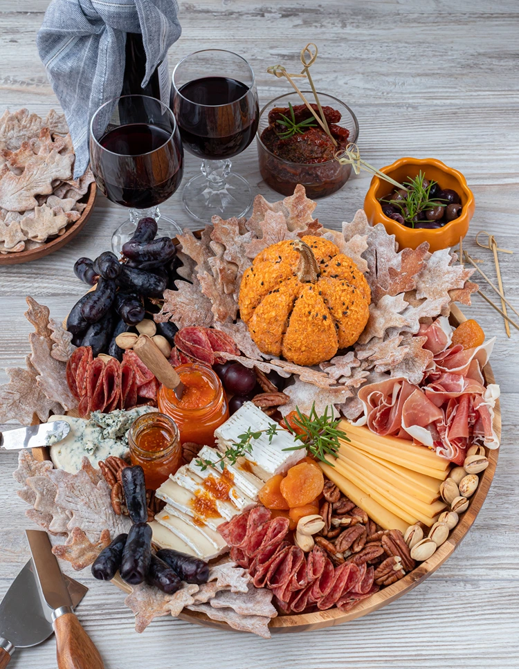 snackplatte als highlight für herbstfeiern