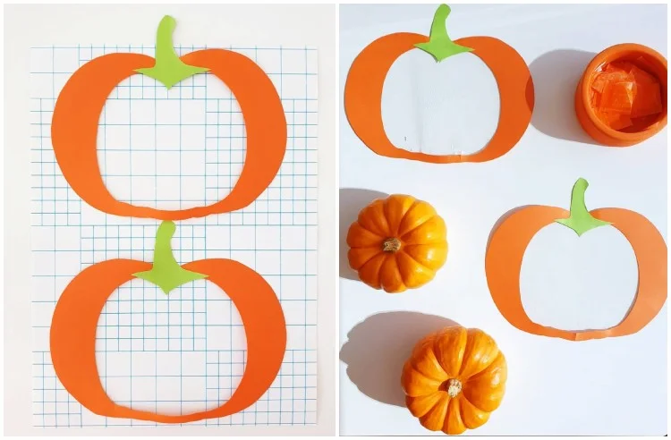 Sonnenfänger im Herbst mit den Kindern basteln